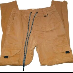 PacSun Stretch Drawstring Casual Pocket Cotton Cargo Pants SMALL NEW